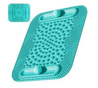 Zunishaone Tapis de massage des pieds - Tapis de pied portable avec points de pression, coussinet avec double balle, stimulateur de jambes pour la circulation sanguine, hommes et femmes, salle de