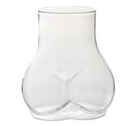 Zunishaone Tasse en verre transparent en forme de corps - 450 ml - Idéal pour les décorations de fête - Champagne, café