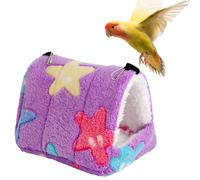 Zunishaone Winter Hot Bird Nid | Hamac suspendu mignon pour têtes de bête, perruches | Grotte couronnée pour petits animaux tels que hamsters, protection douce pour cage à oiseaux