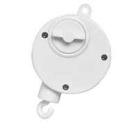 ZUNOXAZ 1 pièce Mobile Musical pour Garçon Fille Éducatif à Mécanisme à Remontage pour Lit Berceau avec Cloche Musicale Blanc Apaisant et Sécurisé pour Sommeil des Nourrissons