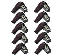 ZUNOXAZ 10 Ensembles Halloween Mini Coffin Boxes with Skull Plastic Candy Holders and Jewelry Storage Compact Spooky Decorations for Party and Indoor Use