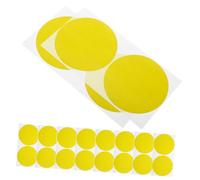ZUNOXAZ 10 feuilles Dautocollants Ronds Colorés Adhésifs Étiquettes Nom Autocollantes Pastilles de pour Organisation Maison et Bureau Jaunes Auto Adhésives