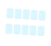 ZUNOXAZ 10 pièces Coussinets Gel de Remplacement Transparent pour Stimulateur Abdominal Gel Conducteur pour Appareil de Musculation et Tonification des Abdominaux
