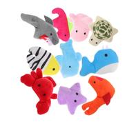 ZUNOXAZ 10 Pièces Poupée de Doigt en Peluche Animal à Main Animal de à Main Histoire de des marionnettes à Doigt Animaux Coton PP