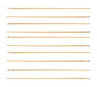 ZUNOXAZ 10 pièces Tiges Bois pour Contrôle de Marionnettes Ombres Manches Robustes pour Manipulation Facile Accessoires Durables pour DIY et Débutants