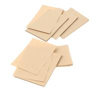 ZUNOXAZ 100 feuilles Papier à Lettres Rétro Kraft Ligné pour Messages Poèmes Bricolages et