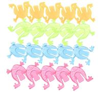 ZUNOXAZ 100 Pièces 100 pièces Grenouilles sautantes colorées Jouets à Presser pour garçon Fille Grenouilles réalistes rebondissantes Jouets de fête garçon Fille Couleurs