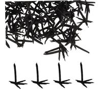 ZUNOXAZ 100 Pièces Accessoires de patte de poupée Crow appel accessoires corbeau noir pieds d'oiseau Halloween Crow fait des pieds d'oie simulées corbeau simulé Plastique