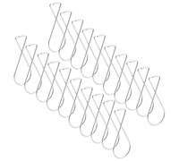 ZUNOXAZ 100 Pièces Crochets Métalliques pour Plafond Accroche Plafond Résistants Forme pour Suspension Décorations Maison Bureau Mariage et Salle de Classe