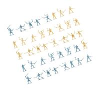 ZUNOXAZ 100 pièces Figurines de de Petits Soldats Action pour Décorations Thématiques Jouets Réutilisable pour et Fêtes