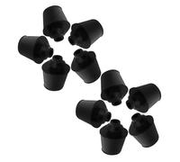 ZUNOXAZ 10pcs Bloc de Remplacement en Caoutchouc pour Pare-Chocs de Coffre et Capot de Voiture, Coussin Amortisseur Antichoc Polyvalent Bruit
