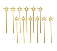 ZUNOXAZ 12 pièces Baguettes Magiques Étoilées Pailletées Accessoires Costume Princesse et Fée Légers pour Garçon Fille Jouets Baguette Princesse Garçon Fille pour Anniversaire Mariage