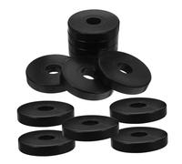 ZUNOXAZ 12 Pièces Coussinet Anti-Collision en Lanceur Coussin pour roulettes Patins à roulettes Accessoire de Remplacement de roulettes Coussinets de Lancers Amovibles PVC Noir