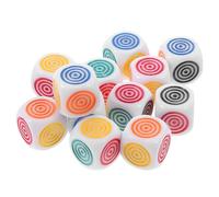 ZUNOXAZ 12 pièces Dés Éducatifs Colorés Acrylique pour Apprentissage Ludique et Enseignement des Couleurs Garçon Fille Accessoires Pédagogiques Sûrs et pour École Maternelle et Jeux