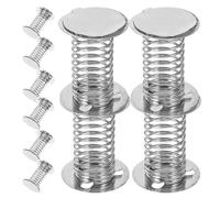 ZUNOXAZ 12 Pièces Spiral Spring Base with Double-Sided Adhesive for DIY Shake Head Dolls Interactive Rocking Toy Stand for Car Dashboard Home and Office Decor