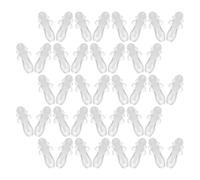 ZUNOXAZ 120 Pièces bouchons d'oreille en silicone réutilisables bouchon d'oreille natation adultes antibruit Transparent