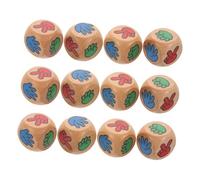 ZUNOXAZ 12pièces Dés Portables à Faces Colorés Jeu De Fête Interactif pour Garçon Fille Et Adultes Lot de Dés
