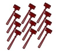 ZUNOXAZ 12pièces Petit Marteau De Juge Bois Jouet De Maillet De Juge pour Garçon Fille Accessoire De Costume De Marteau De Justice pour Jeu De Rôle