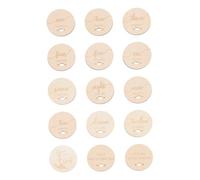 ZUNOXAZ 15 pièces Cartes Étapes Garçon Fille Double Face Disques Milestone Naturels Accessoires Photo pour Premières Cadeau Shower Mixte et Fille