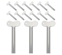 ZUNOXAZ 15 Pièces Presse-Tube de Dentifrice en Acier Inoxydable, Lot de 15 Pièces, Distributeur Manuel à Rouleau, Compatible Tubes Standard, Anti-Gaspillage, Usage Quotidien Salle de Bain