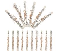 ZUNOXAZ 16 Rouleaux de Mezouza Casher pour Porte Juive - Parchemin Hébreu Traditionnel avec Bénédiction Biblique - Décoration Religieuse pour Maison - Lot de 16 Pièces pour