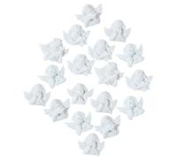 ZUNOXAZ 18 pcs Miniatures Anges Résine Style Baroque Breloques Plates DIY pour Décoration Coque Téléphone Ornements Légers et Durables Styles Aléatoires