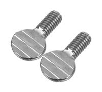 ZUNOXAZ 1paire Accessoires De Barbecue Acier Inoxydable De Vis à Pouce Pour Fourche à Rôtisserie Compatibles Rôtissoires Électriques Fourches à Dinde Installation Facile Sans Outils