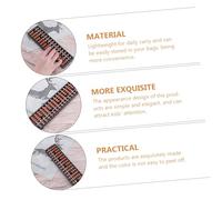 ZUNOXAZ 2 pièces Abacus Portable Petit Boulier Traditionnel Arithmétique Éducatif pour Garçon Fille Apprentissage Calcul Mental