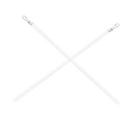 ZUNOXAZ 2 pièces Accessoire de Tringle à Rideaux Tige Acrylique Transparente Manche Ergonomique pour Store Vénitien Vertical Tirage Facile des Lamelles Installation Rapide sans Perçage