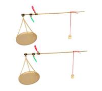 ZUNOXAZ 2 Pièces Balance Portable pour Médicinales et Cuisine Traditionnelle Précision pour Pesée Dépices Thé Bijoux et Petits Articles