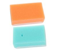 ZUNOXAZ 2 Pièces Brosse Shampooing Garçon Fille Douce avec Éponge Bain Masseur Compact et pour pour Bain Sûr et Transport Facile