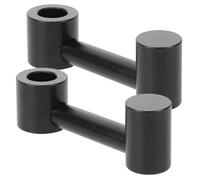ZUNOXAZ 2 pièces Crochet de Siège Auto Alliage Aluminium Porte-Objet Robuste pour Suspension d'Accessoire Organiseur de Voiture Compatible avec Divers Modèles