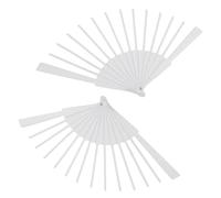 ZUNOXAZ 2 Pièces DIY Foldable Fan Frame Kit Handheld Fan Making Material for Traditional Chinese Foldable Ribs for Crafting