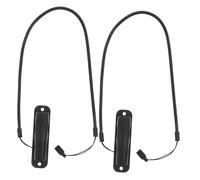 ZUNOXAZ 2 Pièces Fixation Stylet Élastique Rétractable avec Support Base Cordon Perte pour Stylos Crayons et Stylets Compatible Bureau Comptoir et École