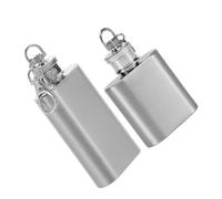 ZUNOXAZ 2 Pièces Flasque de Voyage Acier Inoxydable avec pour Camping Randonnée et Pique Flasque à Vin et Whisky Étanche pour Activités Plein Air