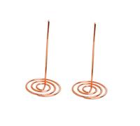 ZUNOXAZ 2 Pièces Porte Note Métal Rose Doré Support Multifonction pour Factures Tickets et Mémos Accessoire de Bureau et Restaurant Antidérapant et Résistant Corrosion