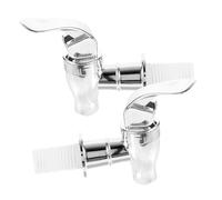 ZUNOXAZ 2 pièces Robinet de Rechange Abs pour Distributeur Boissons Robinet Bouteille Eau Détachable Facile à Installer et Nettoyer Adapté Seaux à Bière et Distributeurs à Domicile et