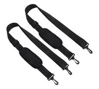 ZUNOXAZ 2 Pièces Shoulder Strap Adjustable With Cushion Pad Replacement Belt For Laptop Bags Briefcases Messenger And Travel Bags Nylon