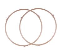 ZUNOXAZ 2 Pièces Support Micro Ondes avec Roue Anneau de Support pour Plaque Tournante Plastique Accessoire de Cuisson et pour Four à Micro Ondes