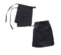 ZUNOXAZ 2 pièces Tablier de Cuisine Réglable avec Poches Tabliers de Unisexes Noir et Café pour Cuisson et Service Couleur Aléatoire Couleur Aléatoire