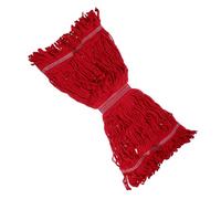 ZUNOXAZ 2 Pièces Tête De Vadrouille en Coton Tête De Vadrouille De Remplacement Housse De Serpillière Accessoires pour en Tissu Fil De Coton Rouge
