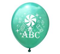 ZUNOXAZ 20 Pièces Ballons Latex Colorés avec Impression Sucette Cartoon Décoration Festive École et Rentrée des Classes Accessoires de Fête pour Salle de Classe et Anniversaire Étudiants