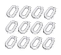 ZUNOXAZ 20 pièces Lot de Ballons Aluminium Argenté pour Décoration de Fête à Suspendre Ballons Maison pour Anniversaire et Cérémonie