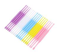 ZUNOXAZ 20 Pièces Outil de Nettoyage des Oreilles Double Tête Curette Spirale pour Élimination Douce Du Cérumen Accessoire Sûr et Antidérapant Assortiment pour Adultes