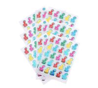 ZUNOXAZ 200 Feuilles Autocollants Récompense Pouce Petits Stickers Adhésifs pour École Maison et Bureau pour Chartes de Récompense et Fournitures Maternelle