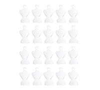ZUNOXAZ 200 pièces Cintres Miniatures Transparente pour Vêtements de Poupées Supports Robe Modèle Buste pour Accessoires Poupée et Décoration Maison