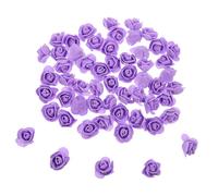 ZUNOXAZ 200 pièces Têtes de Roses Artificielles Mousse PE pour Décoration DIY Fleurs Faux Fleur Mousse pour Arrangements et Bricolage
