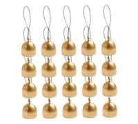 ZUNOXAZ 20pièces Mini Cloches Alliage Suspendues pour Maison Et Jardin Carillon Décoratif Attrape-rêves Usage Intérieur Et Extérieur