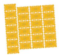 ZUNOXAZ 25 Pièces Abs Plastique Bingo Chips Numérotées Légères pour Comptage Jeu Société Accessoires