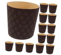 ZUNOXAZ 25 Pièces Moules Panettone Papier Sulfurisé Caissettes Cupcake Résistantes Graisse Liners Papier pour Muffins et Gâteau Adaptés Fête et Pâtisserie